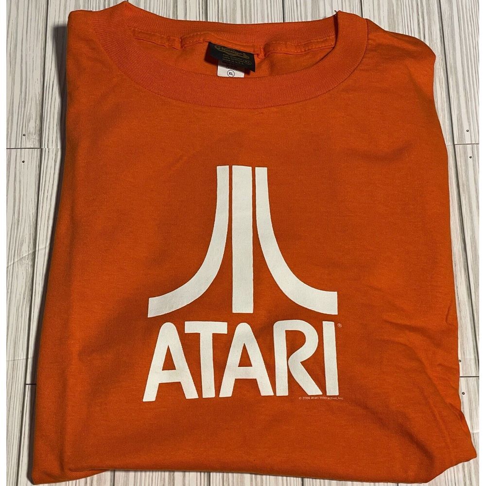 EUC vintage Atari Single Stitch Tshirt XL 100% Cotton 2000 Atari Interactive Inc